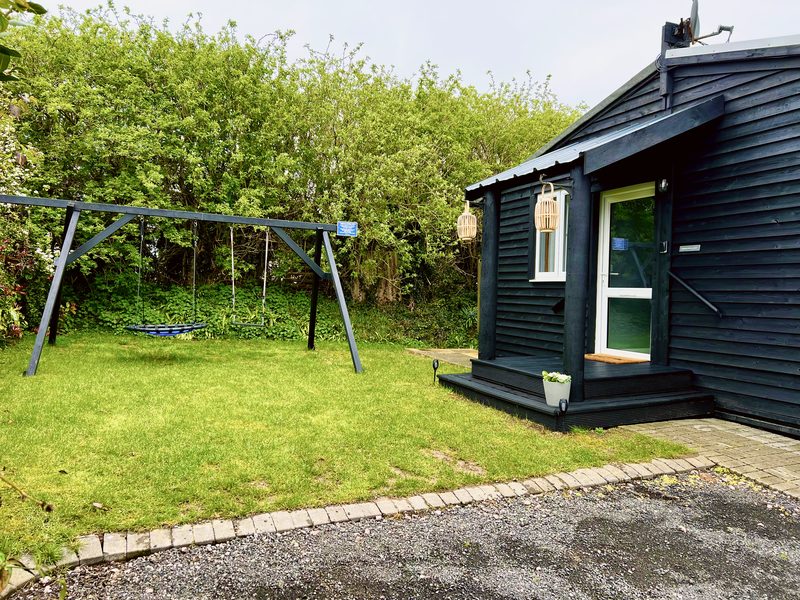 The swings by the front door